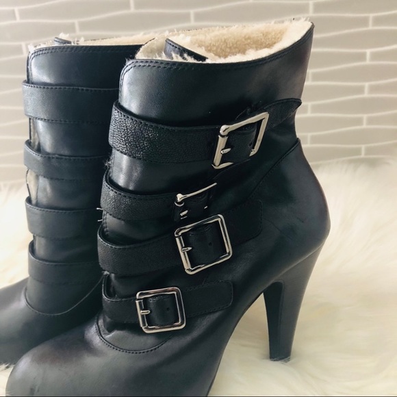 Gianni Bini | Black Booties Faux Fur 6M - Picture 5 of 8